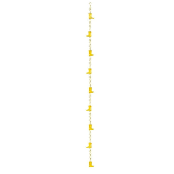Evergreen 96" Rain Chain w Rain Boots