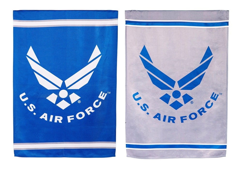 Patriotic U.S. Air Force Suede Garden Flag 12 x 18 Inches