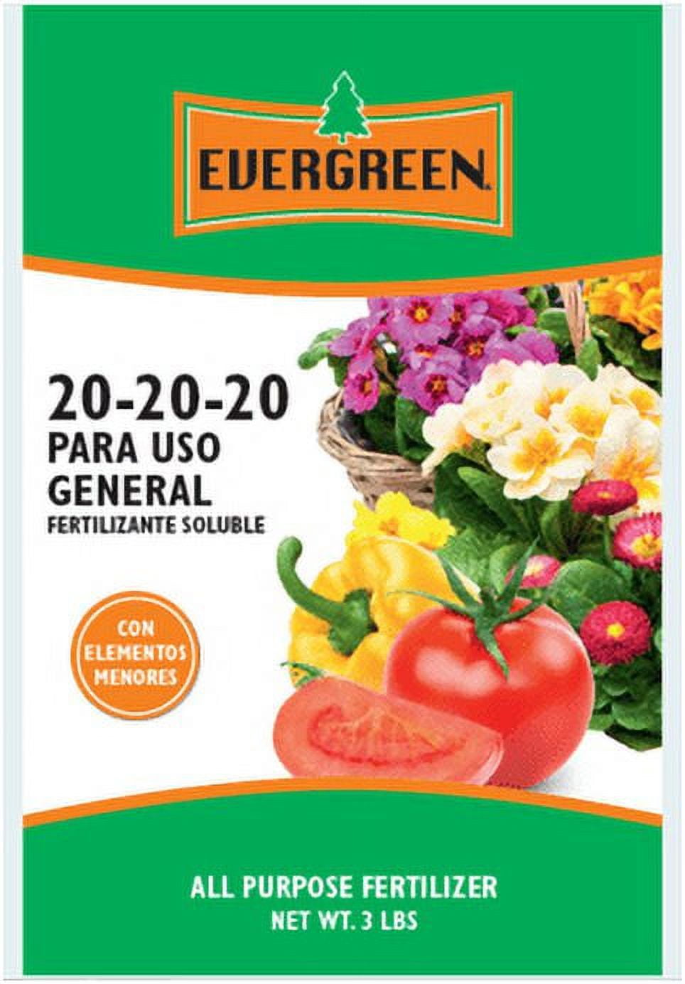 Evergreen All Purpose Blue Water Soluble Fertilizer Plant Food 202020
