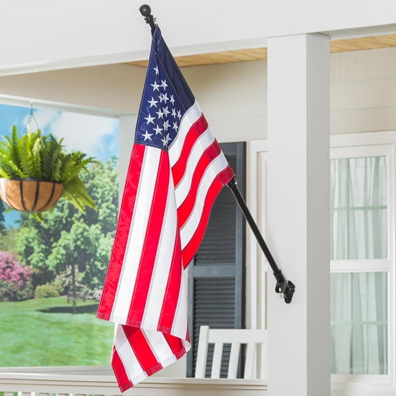 Evergreen Flag American House Flag