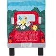 thumbnail image 1 of Evergreen Applique House Flag - Red Truck Welcome, 1 of 1