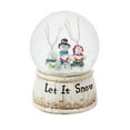 thumbnail image 1 of Evergreen Beautiful Christmas Let it Snow Water Globe Table Top Decor - 4 x 6 x 4 Inches Indoor/Outdoor Decoration, 1 of 3