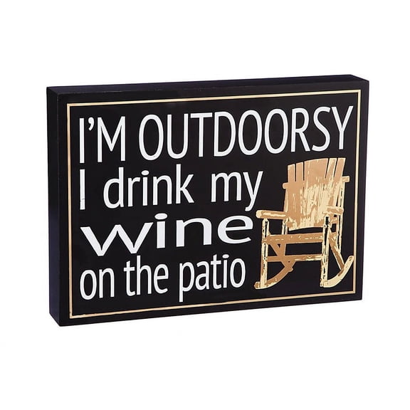 Evergreen Enterprises, Inc I'm Outdoorsy Wall D cor
