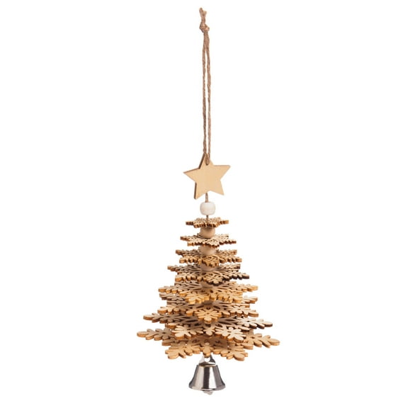 Wood Christmas Tree 3D Ornament