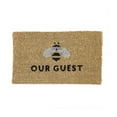 thumbnail image 1 of Evergreen Bee Our Guest Woven Back Indoor Outdoor Natural Coir Doormat 1'6"x2'6" Multicolored, 1 of 8