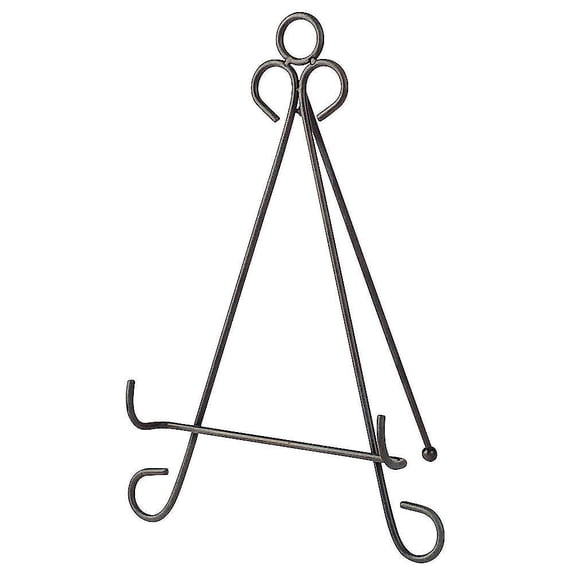 Evergreen Black Easel Stand, 8'' x 13'' x 9'' inches