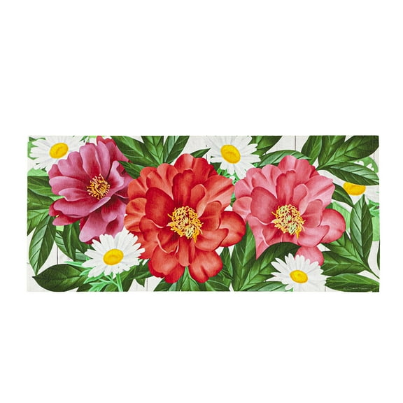 Evergreen Blooming Sassafras Indoor Outdoor Switch Doormat 1'10"x10" Multicolored
