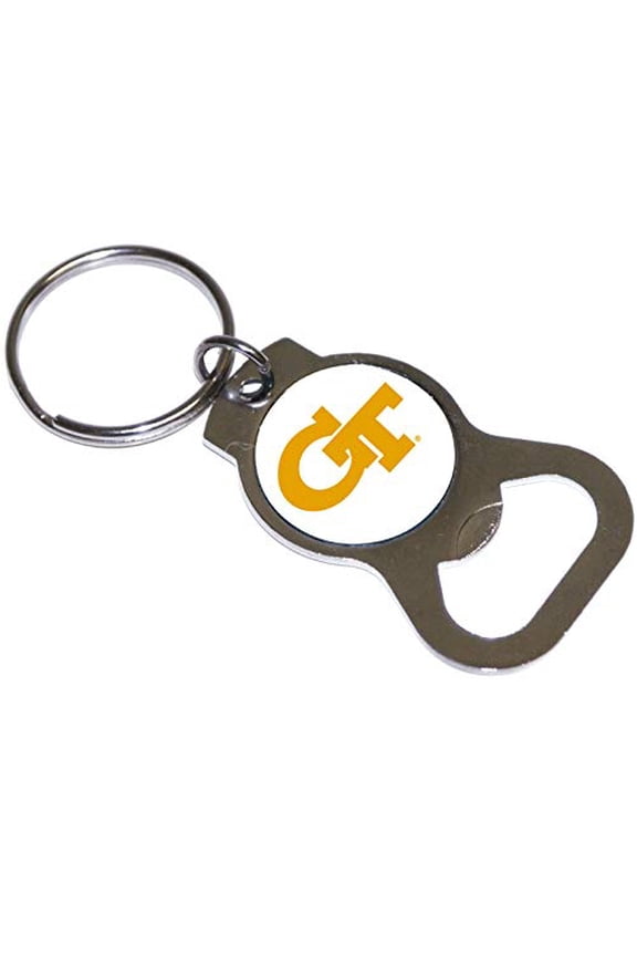 Bottle Opener Key Ring, Georgia Tech, 4.8'' x 2.3'' x 0.3'' inches