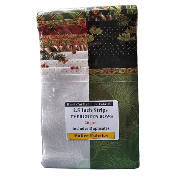 Evergreen Bows 2.5" Strips - 26pcs - Handcut