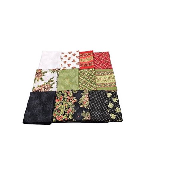 Evergreen Bows Fat Quarter Bundle 13pcs
