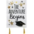 thumbnail image 1 of Evergreen Burlap Garden Flag - Graduation Adventure, High Quality, Durable Burlap, Decorative Seasonal Flag, Size - 12.5" x 18", 1 of 7