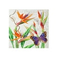thumbnail image 1 of Evergreen Butterfly and Bird of Paradise 24"x24" Outdoor Canvas, 1 of 3