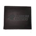 thumbnail image 1 of Evergreen Carolina Panthers Bi Fold Leather Wallet, 1 of 3