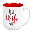 thumbnail image 1 of Evergreen Ceramic Cup, 14 OZ, Best Wife Ever, 1 of 1