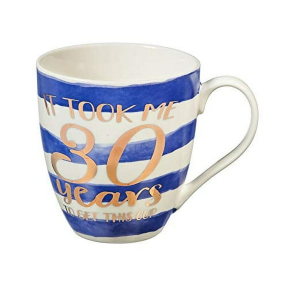 Evergreen Ceramic Cup O' Java, 17 OZ, It Took Me 30 Years