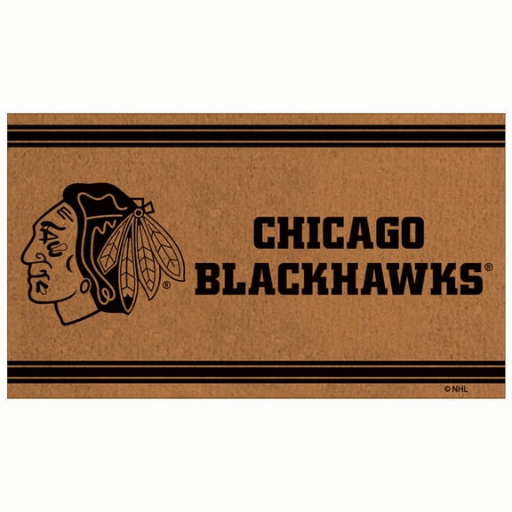 Chicago Blackhawks 16" x 28" Logo Turf Mat