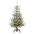 thumbnail image 1 of Evergreen Classics Snowy Abies Pine 4 Foot Prelit Artificial Christmas Tree, 1 of 11