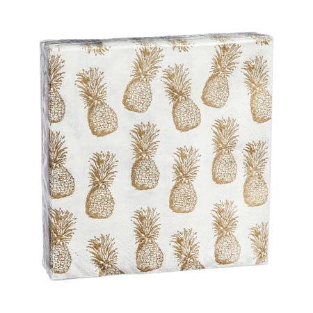 Evergreen Cocktail Napkin,Pineapple