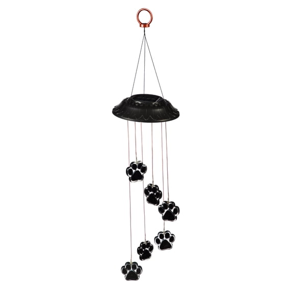 Color Changing Solar Mobile, Paw Print