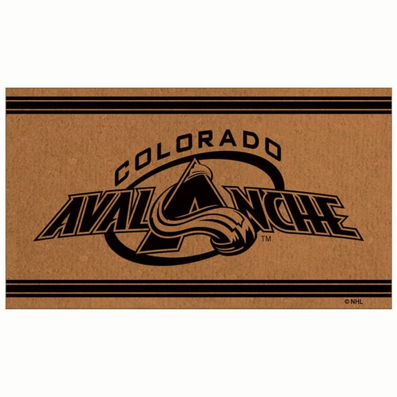 Brown Colorado Avalanche 30'' x 18'' Logo Turf Mat