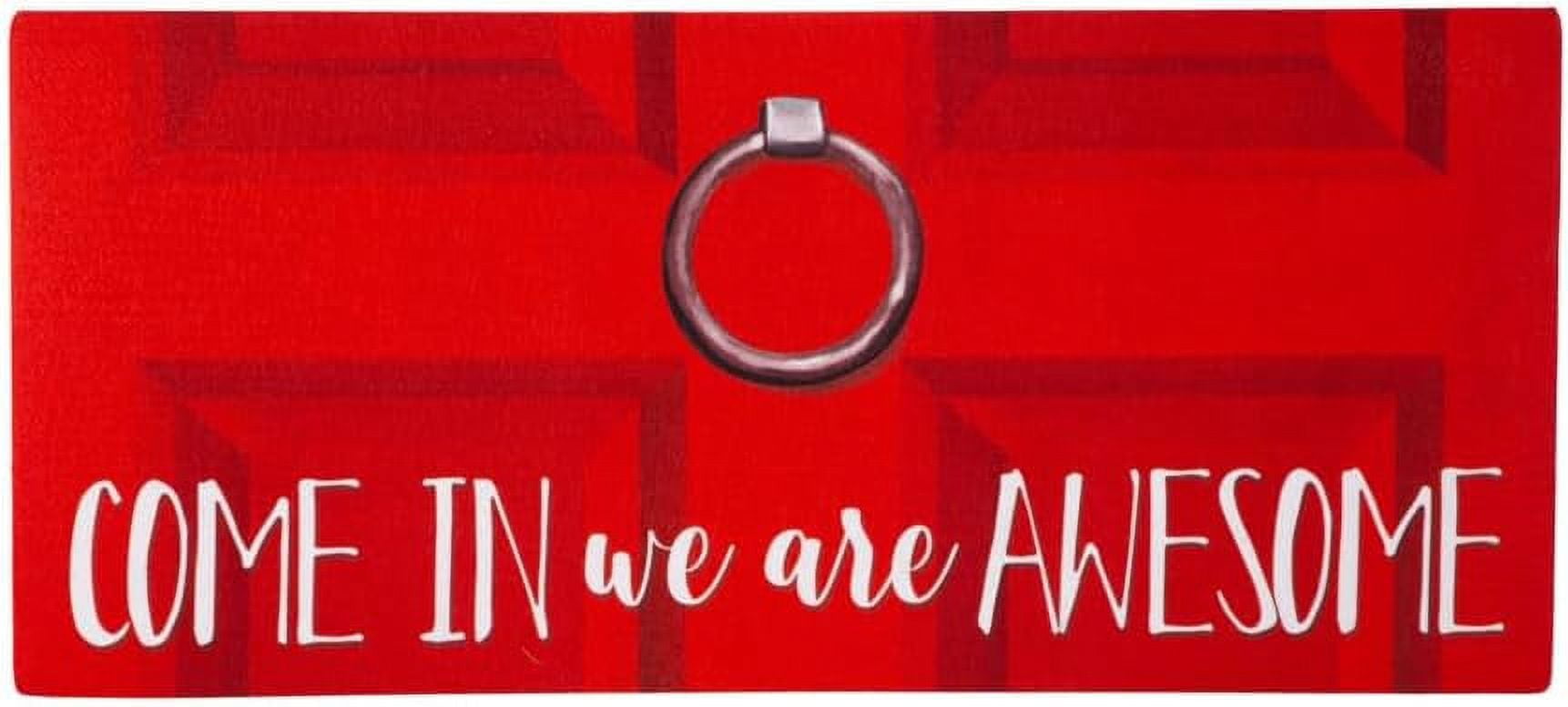 Evergreen Come in We are Awesome Sassafras Switch Mat Inserts