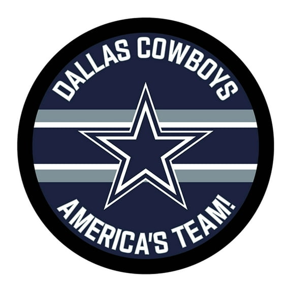 Dallas Cowboys 15" Round LED Lit Wall Sign