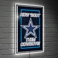 thumbnail image 1 of Evergreen Dallas Cowboys LED Lighted Sign Navy, 1 of 5