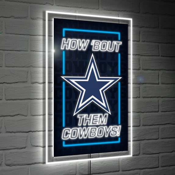 Evergreen Dallas Cowboys LED Lighted Sign Navy