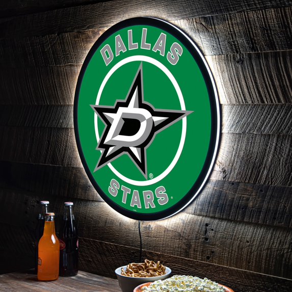 Dallas Stars LED XL Round Wall D-cor - Walmart.com
