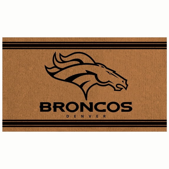 Denver Broncos 16" x 28" Logo Turf Mat