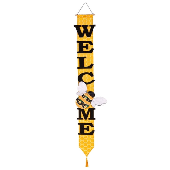 Evergreen Door Banner - Home Sweet Home Bee