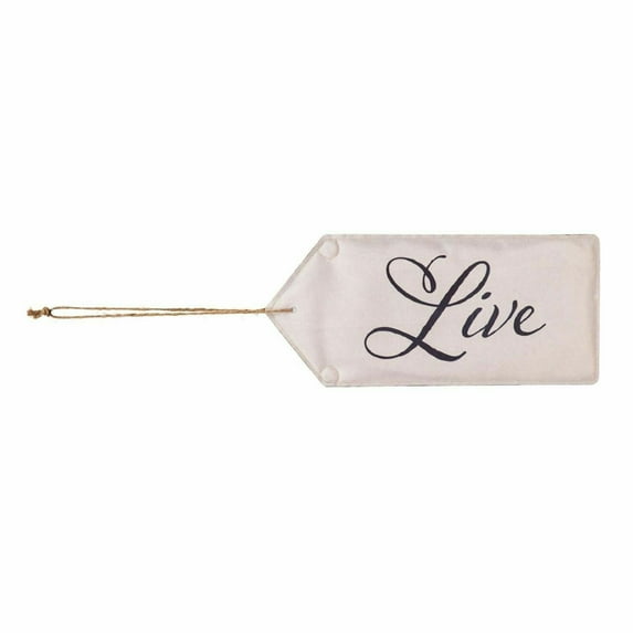 Evergreen Door Decor Live Door Tag, 18'' x 8'' inches