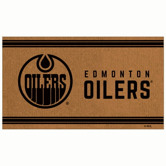 Edmonton Oilers 16" x 28" Logo Turf Mat