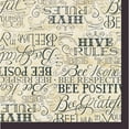 thumbnail image 1 of Evergreen Embossed Paper Luncheon Napkin, 20 count, Bee Happy, 1 of 1