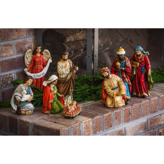 Evergreen Enterprises 8 Piece Nativity Set