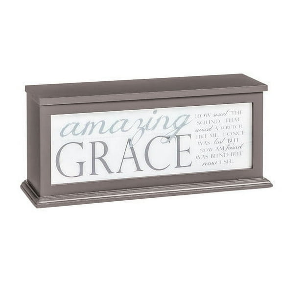 Evergreen Enterprises, Inc Amazing Grace Illuminated 9'' Table Lamp