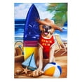 thumbnail image 1 of Evergreen Suede Garden Flag - Beach Bum, 1 of 1