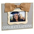 thumbnail image 1 of Burlap Bow Congratulations 4x6 Wooden Picture Frame, 1 of 1
