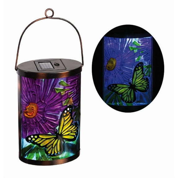 Evergreen New Creative Butterfly Garden Friends Hanging Solar Lantern