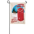 thumbnail image 1 of Evergreen Let it Snow Applique Garden Flag, 12.5 x 18 inches, 1 of 1