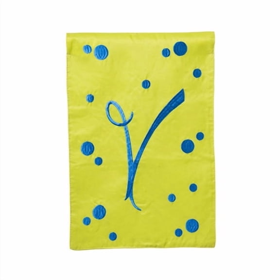Evergreen Enterprises, Inc Polka Dot Initial Garden Flag