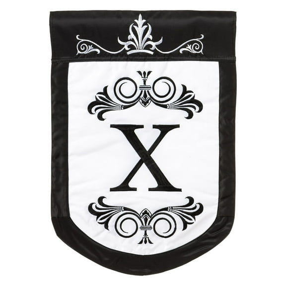 Royal Regular Sized Monogram Flag - X