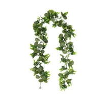 Evergreen Eucalyptus Garland Artificial Greenery Christmas Garland Real Touch Natural Cedar Garland Dining Table Fireplace Wall Decoration Christmas Decor