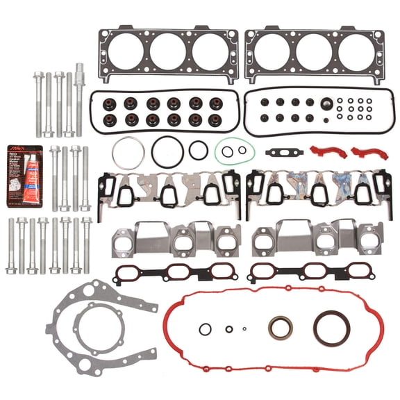 Evergreen FSHB8-10434 Full Gasket Set Head Bolts Fit 05-09 Chevrolet Equinox Pontiac Torrent 3.4 12V