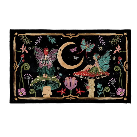 Evergreen Fairy Wonderland Washable Indoor/ Outdoor Mat Indoor and Outdoor Home Decor