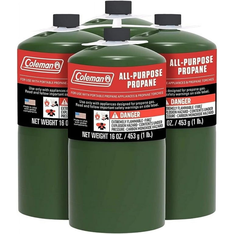 Coleman Evergreen Farm and Garden Propane Gas Canisters, 16 oz