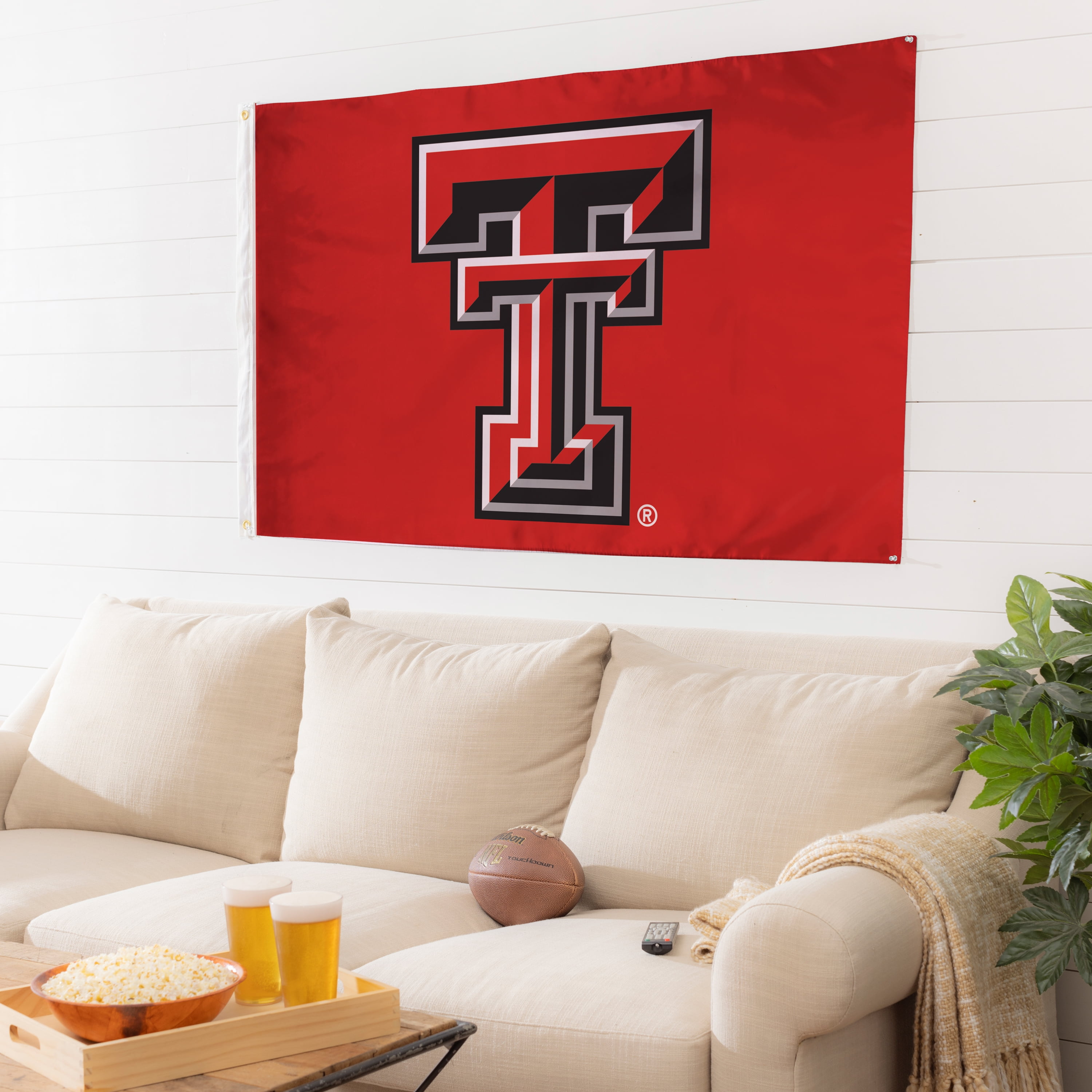 Texas Tech University Red and Black Indoor Outdoor Flag