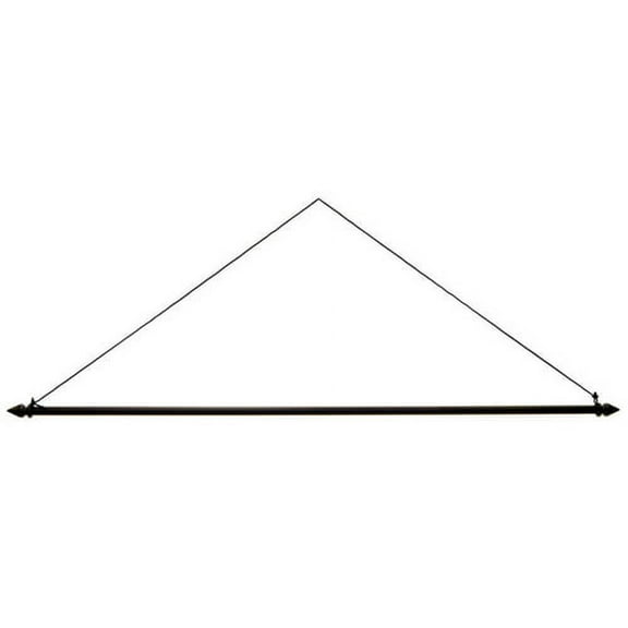 Home & Garden Dowel Garden Flag Hanger Metal Powder Coated Finish 01212A