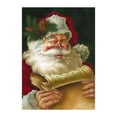 thumbnail image 1 of Evergreen Flag, Flag, Gar, Santa's List, 18'' x 0.1'' inches, 1 of 1