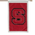 thumbnail image 1 of North Carolina State Wolfpack 28'' x 44'' Red Team Logo Applique Flag, 1 of 2